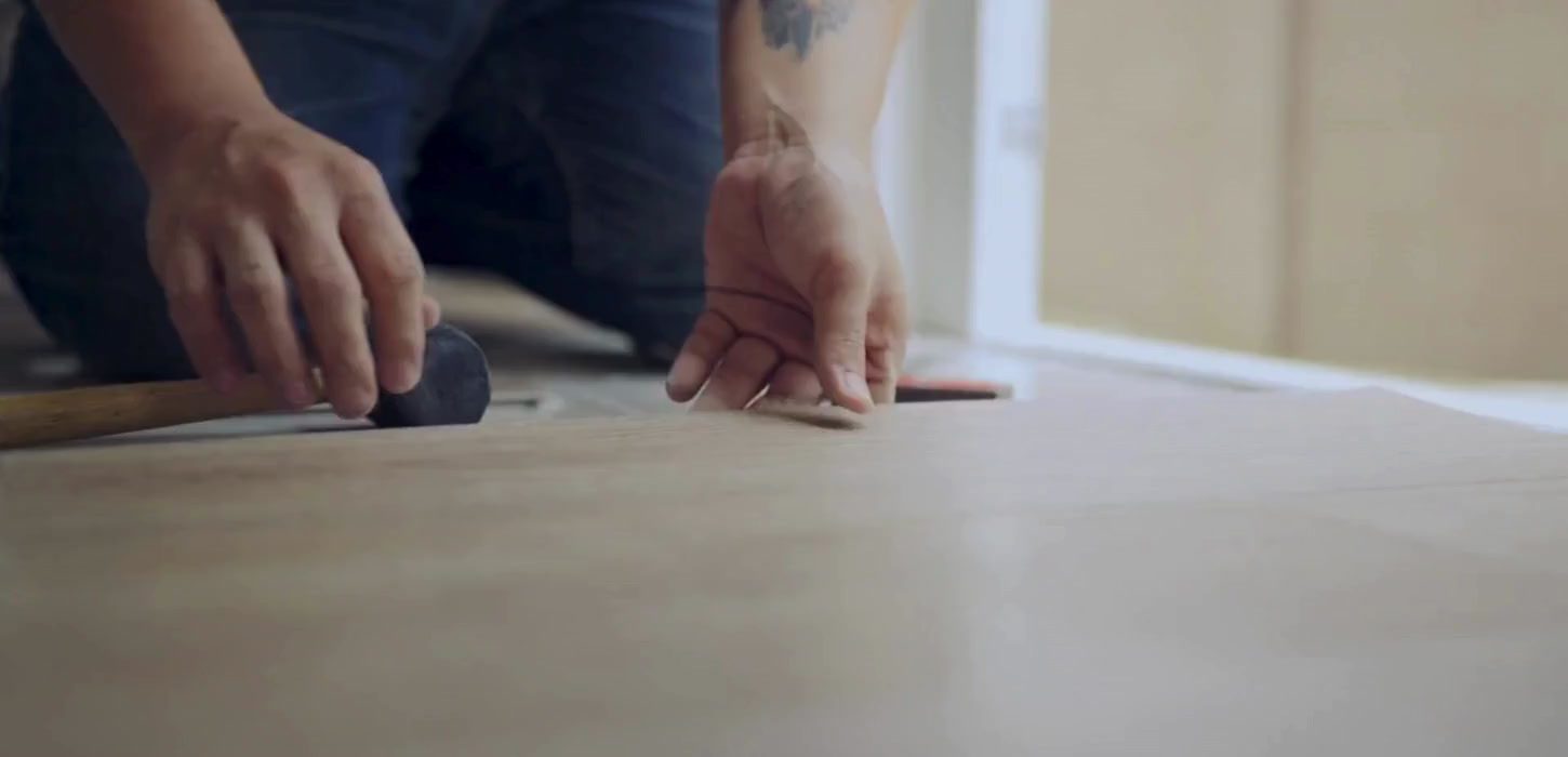 Hardwood floor installed by The Hardwood Guys