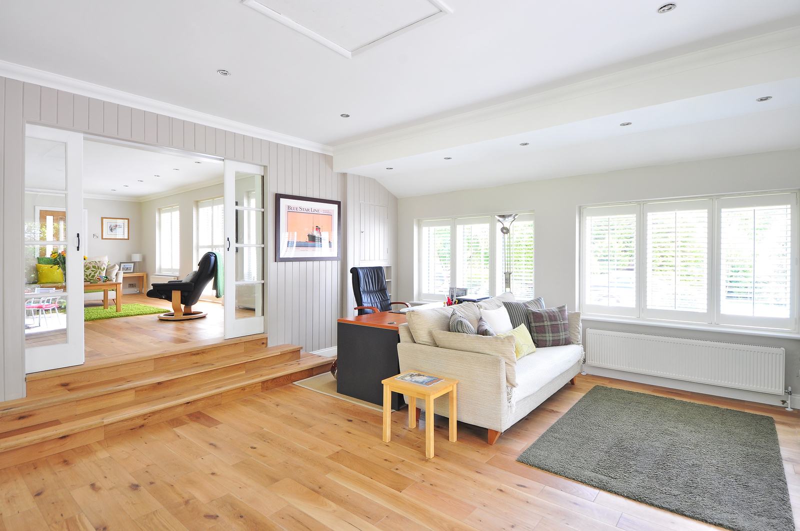 Installed hardwood floor by The Hardwood Guys