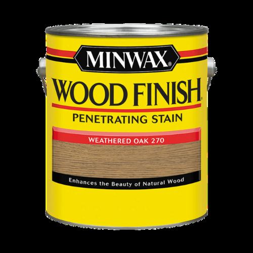 Minwax Wood Finish penetrating stain in Weathered Oak 270