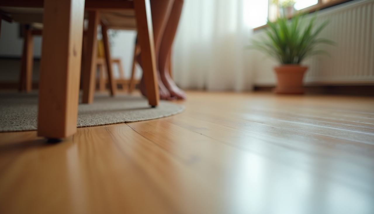 Installed hardwood floor by The Hardwood Guys