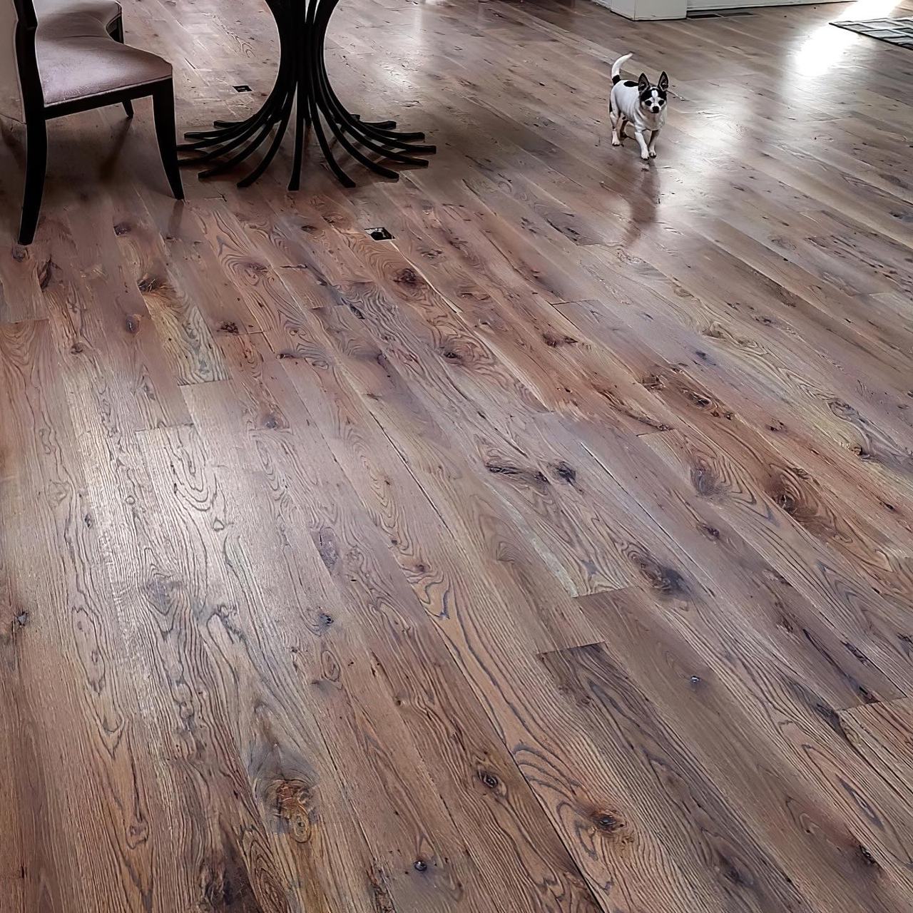 Refinished hardwood floor by The Hardwood Guys