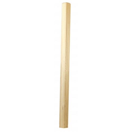 4076 Craftsman Newel (Plain) 3-1/2" x 56" White Oak