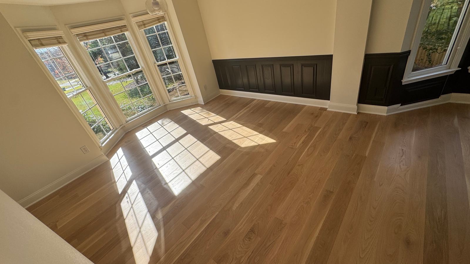 Refinished hardwood floor by The Hardwood Guys