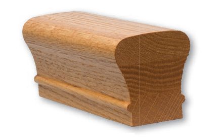 6010-O Colonial Red Oak Handrail, 2&ndash;16'