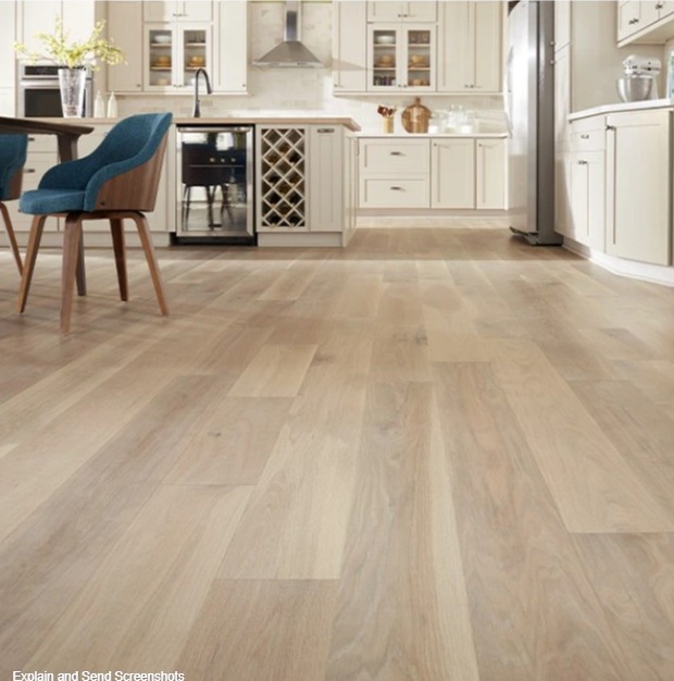 7" Wide Planks Natural Edinburgh White Oak Matte Hardwood - 1/2" x 7"