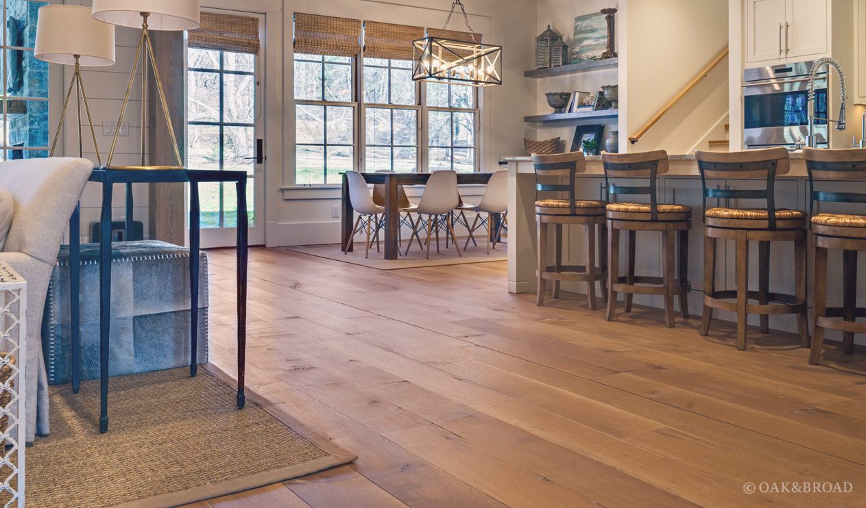Hardwood floor sanding in progress