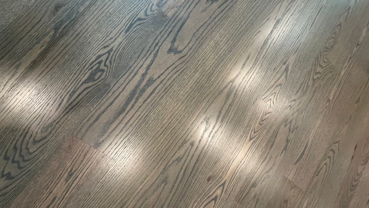 Warm Gray Red Oak Floors in Canton, GA by The Hardwood Guys — project photo by The Hardwood Guys