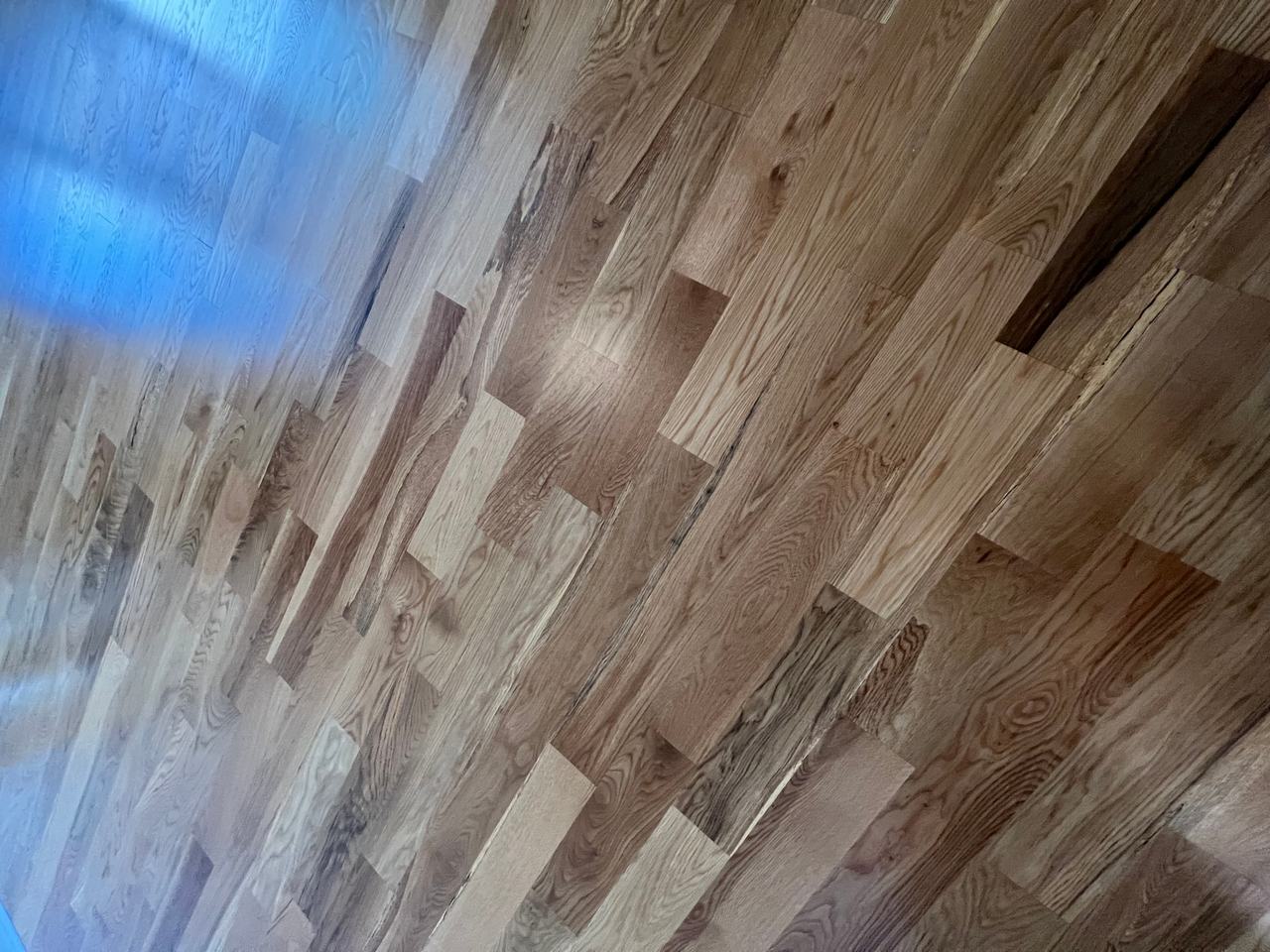 Enhancing the Beauty of 5-Inch Number 2 Grade White Oak — project photo by The Hardwood Guys