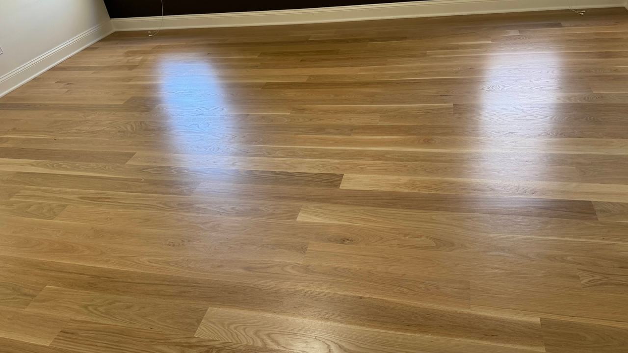 Finished Project Using Bona Nordic Seal and HD Traffic in — project photo by The Hardwood Guys