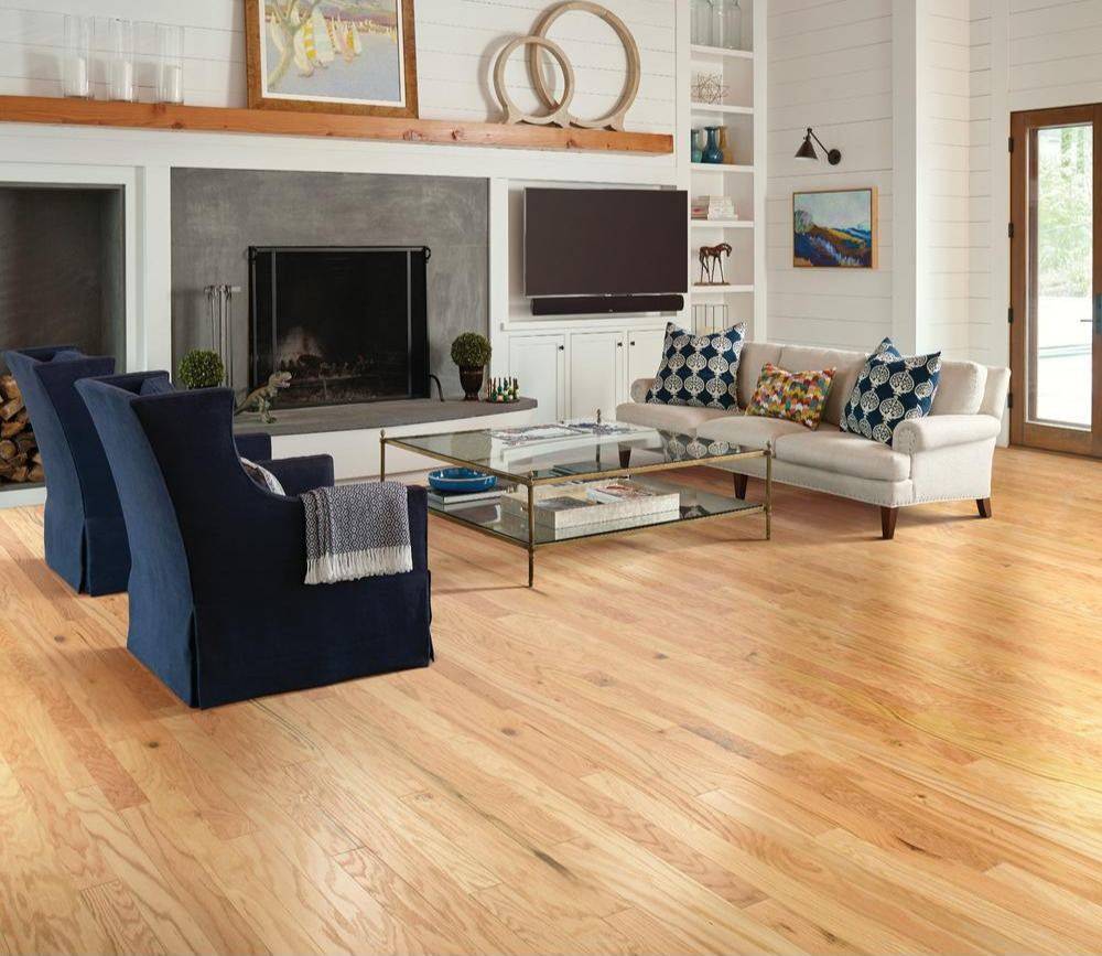 Installed hardwood floor by The Hardwood Guys