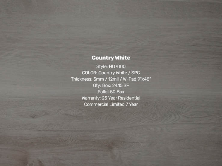 Pyzo Country White 5MM LVP, photo 2 of 2