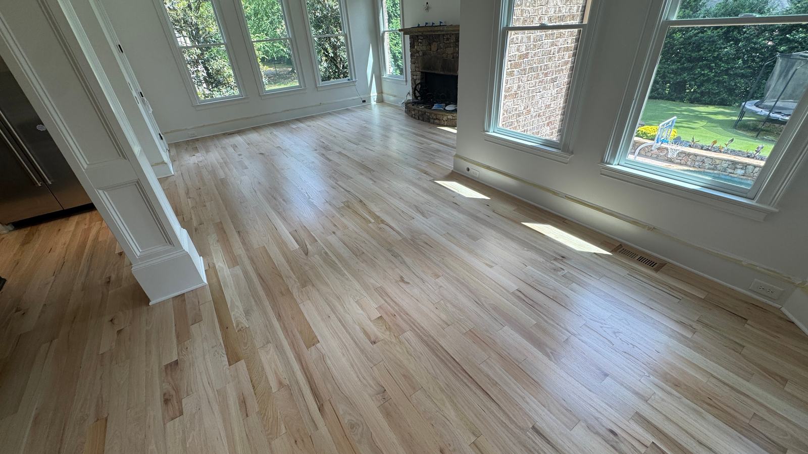 Refinished hardwood floor by The Hardwood Guys