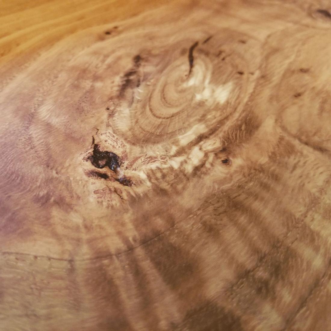 Neutral hardwax oil finish sample over white oak flooring