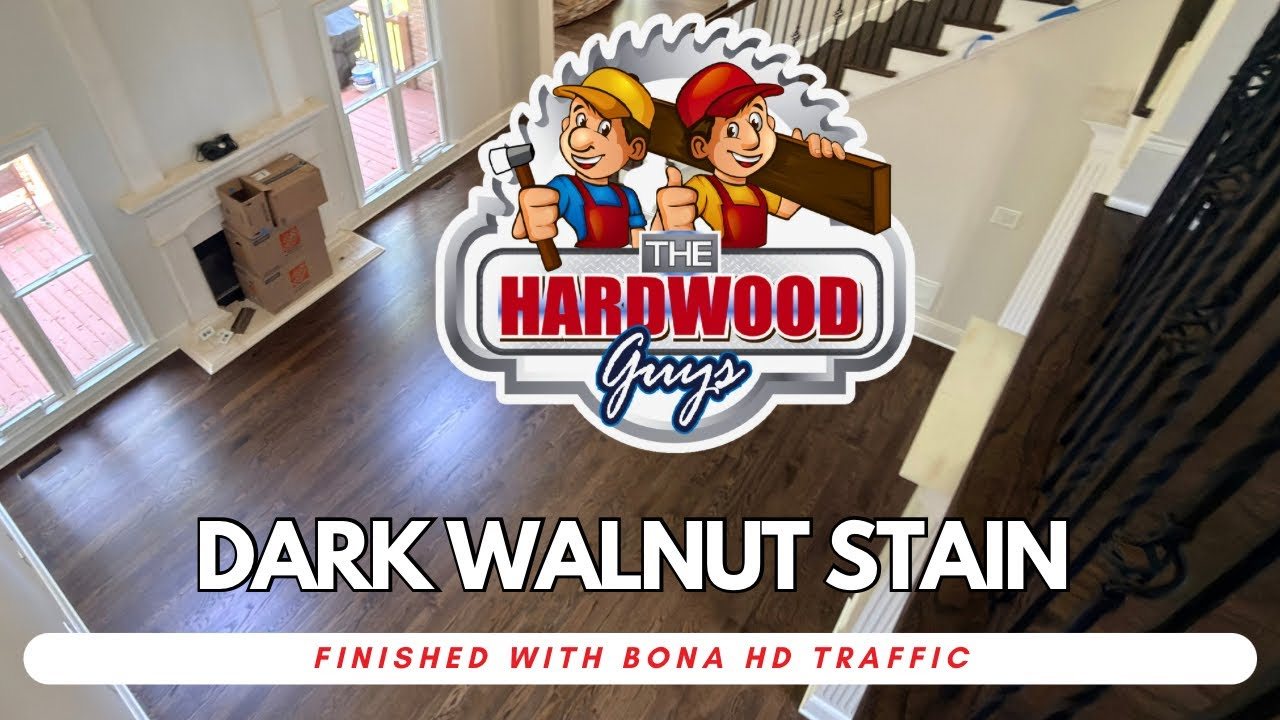 Video: Dark Walnut stain, Canton, GA