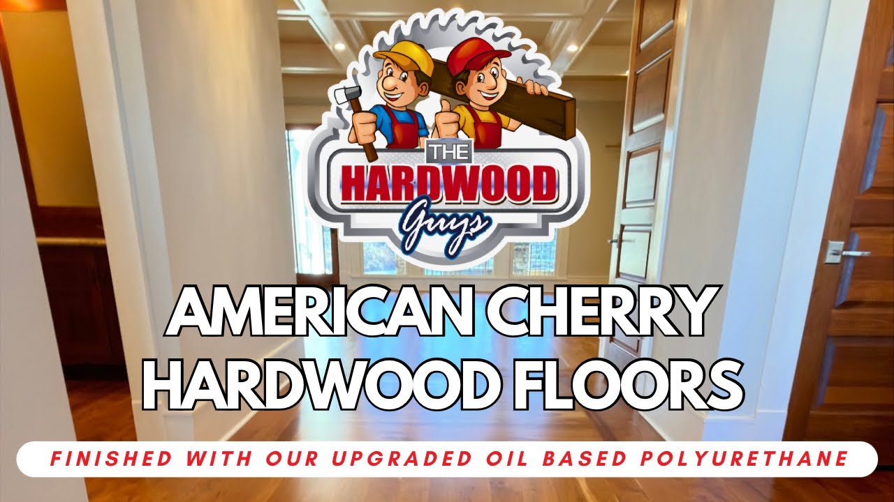 Stunning American Cherry Hardwood Floors- Incredible Refinishing Project