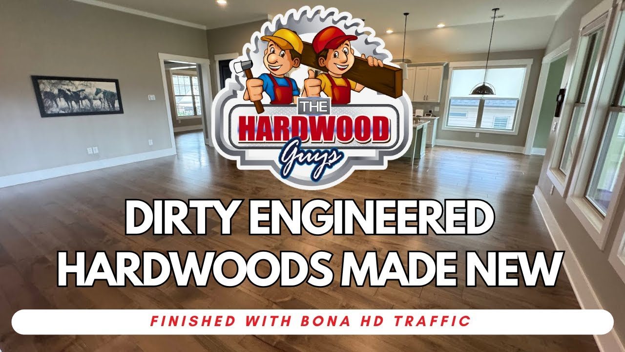 Video: dirty engineered hardwoods made new, finished with Bona HD Traffic